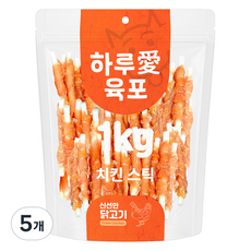 하루애 강아지 치킨 스틱 육포