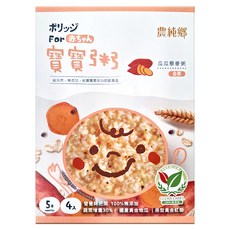 農純鄉 瓜瓜藜麥粥 4包 5個月以上, 600g, 1盒