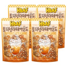 바프 토피넛라떼 아몬드, 190g, 4개