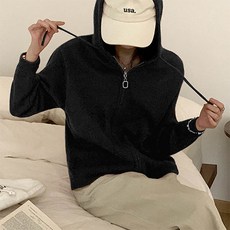 andstyle 女款Sis拉鍊連帽針織開襟衫 261206