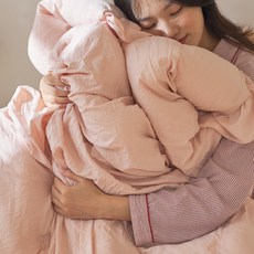 BLANcVIEW 荷葉邊水洗薄被組