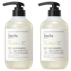 jmella 法式香氛洗髮精 青檸羅勒, 2瓶, 500ml
