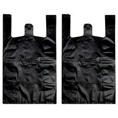 DAMDA PLASTIC 手提塑膠袋 黑色, 15L, 200個