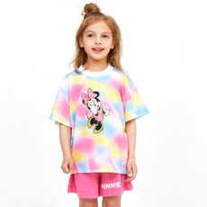 迪士尼米妮兒童荷葉邊上下套裝