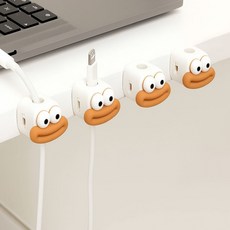 Lifetem 充電線磁吸收納夾 5入, 白色, 10個