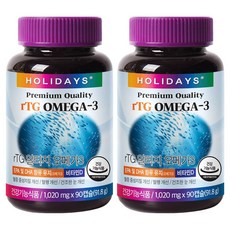 HOLIDAYS rTG Omega-3軟膠囊, 2罐, 90顆