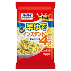 Nippn 日本製粉 通心粉 4分鐘快速煮熟, 240g, 1袋