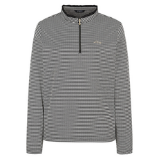 올포유 여성용 자가드 에리 배색 하프넥 보온 티셔츠 AWTHN9271-199