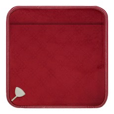 HANIL 超細纖維加熱腳墊 JH1018A, Wine, 44*44cm