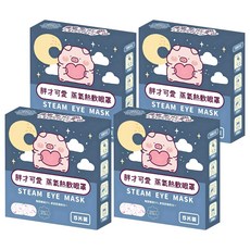 宜客 胖才可愛 蒸氣熱敷眼罩 玫瑰, 4個, 5片