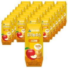 파스퇴르 유기농주스, 125ml, 72개