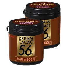롯데웰푸드 드림카카오56% 초콜릿, 2개, 86g