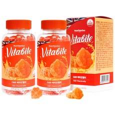 Vita Bite C & D 維他命軟糖 橘子口味 270g, 90錠, 2個