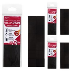 Magpia 異方性強力貼紙橡膠便條磁鐵, 黑色, 36入