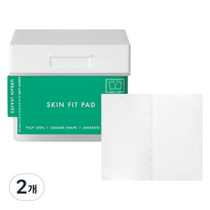 URBAN LEAVES 方形親膚化妝棉, 2個, 60枚入