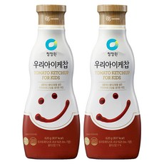 청정원 우리아이 토마토 케찹, 620g, 2개