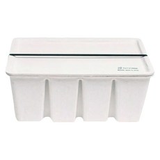 日本 MIDORI 環保素材紙漿收納盒, 1個, 白色