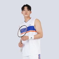 빅터 남성용 Flex Pro Sleeveless 배드민턴 의류 VT25BGW100M