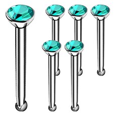 耀眼美人 迷你鋯石鑽銀色養耳棒