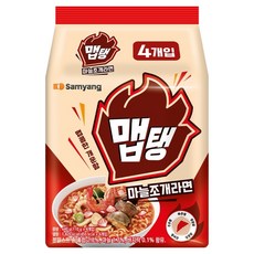 맵탱 마늘조개라면 110g, 4개
