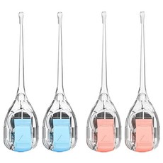 Go Butterfly LED 透明嬰兒耳簽 藍色 + 粉色, 2組