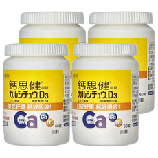 CELLTRION 鈣思健 嚼錠 檸檬清甜, 60顆, 4罐