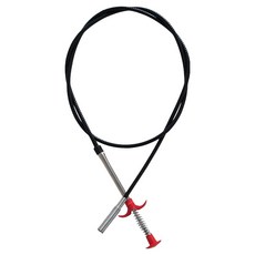 마메 스프링 배수관 집게 클리너 3m, 블랙 + 레드, 1개