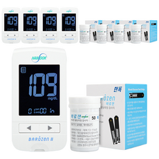 HANDOK 바로잰 혈당측정기 + 시험지 50매, 5개