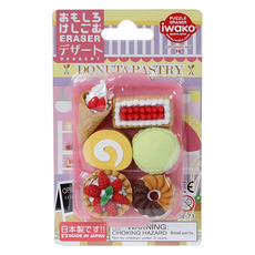 Iwako 造型橡皮擦套裝 - 甜點系列 日本製造, 西式甜點 綜合色, 1組
