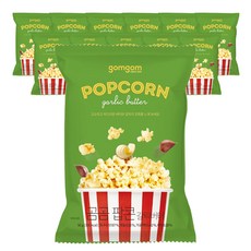 gomgom 爆米花 大蒜奶油風味, 50g, 12包
