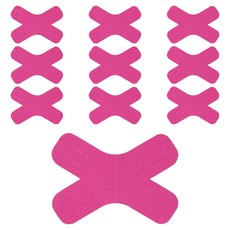 지오장바구니 헬스 러닝 운동 근육 무릎 보호 테이핑 핑크, 10개