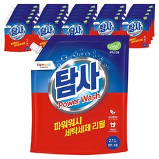 탐사 파워워시 세탁세제, 2.1L, 24개