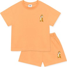 Little rabbit 兒童透氣迪士尼短袖Kkomi Dale上下褲裝組