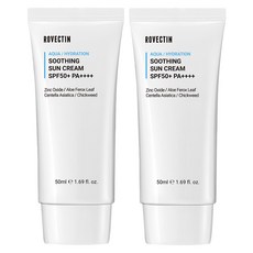 로벡틴 아쿠아 수분 선크림 SPF50+ PA++++, 50ml, 2개