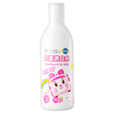 oh care 歐克威爾 兒童漱口水 Poli波力 草莓, 350ml, 1瓶