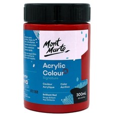 Mont Marte 蒙瑪特 壓克力顏料 Vermilion 300ml, 1色