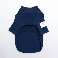 DOGGY STAR 10色狗狗棉質彈性T恤 小型犬 中型犬 大型犬, 海軍藍