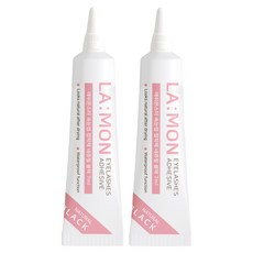LaMon 日常睫毛膠水 7ml, 自然黑, 2個