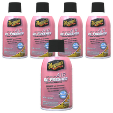 Meguiar's 美光 Whole Car Air Refresher 去味芳香罐, Fiji Sunset Scent, 57g, 5罐