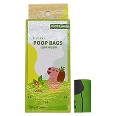 hitzzi 生物分解排便袋 60入, 單一顏色, 1個