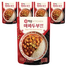 백설 마파두부 덮밥소스, 5개, 180g