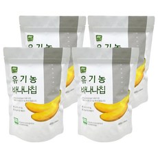 Yougaone 香蕉脆片, 400g, 4包