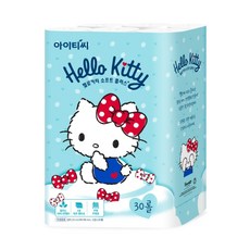 HELLO KITTY Soft Plus3層捲筒衛生紙 25m, 30捲, 1袋