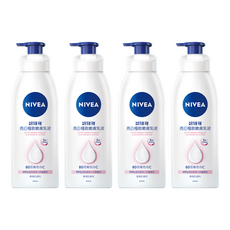 NIVEA 妮維雅 台灣公司貨 亮白極致嫩膚乳液, 400ml, 4件