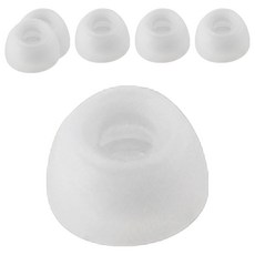 audio-technica 鐵三角 交換用耳塞 原廠保固 XS, ER-TW1, 透明白, 1個