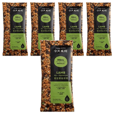 Doggy Willie 小犬威利 輕寵食 凍乾主食 羊肉+蘑菇, 低敏, 含天然蕈菇多醣體, 富含膳食纖維, 適合所有年齡段, 青豆蕈菇羊肉, 15g, 5包