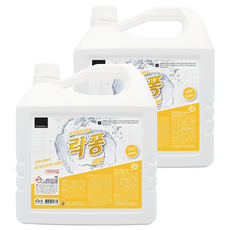 락퐁 욕실청소세제 레몬향, 4L, 2개