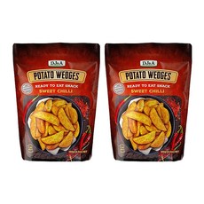 DJ&A 厚切馬鈴薯餅乾 甜辣口味, 100g, 2包