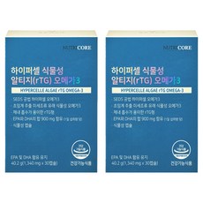 뉴트리코어 하이퍼셀 식물성 알티지 오메가3, 30정, 2개