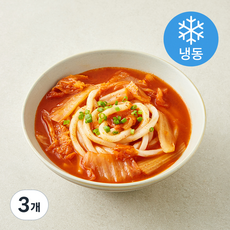 푸딩팩토리 김치우동 (냉동), 410g, 3개